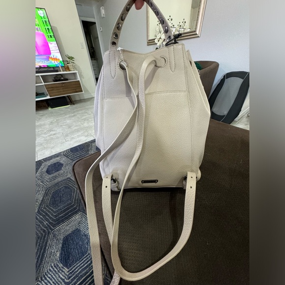 Rebecca Minkoff Blythe drawstring Backpack -NEW with tags - Picture 7 of 15